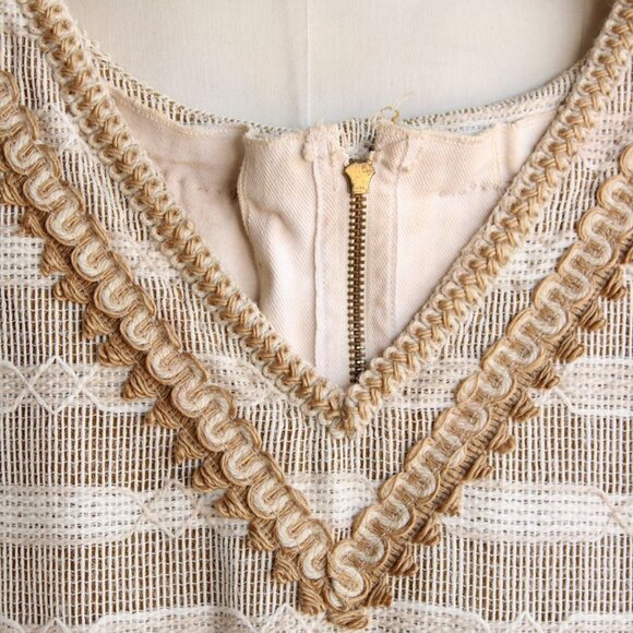 Vintage Mans Roman Style Costume Tunic, Worn by Richard Keil, Movie Wardrobe - Picture 4 of 11